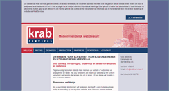 Desktop Screenshot of krab-services.nl