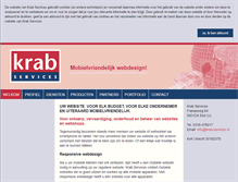 Tablet Screenshot of krab-services.nl